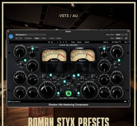 OnlineMasterClass Roman Styx Shadow Hills Mastering Compressor From Plugin Alliance (VST3 and AU) Synth Presets